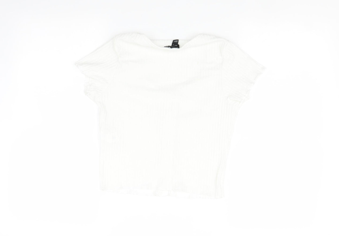 New Look Womens White   Basic T-Shirt Size 14