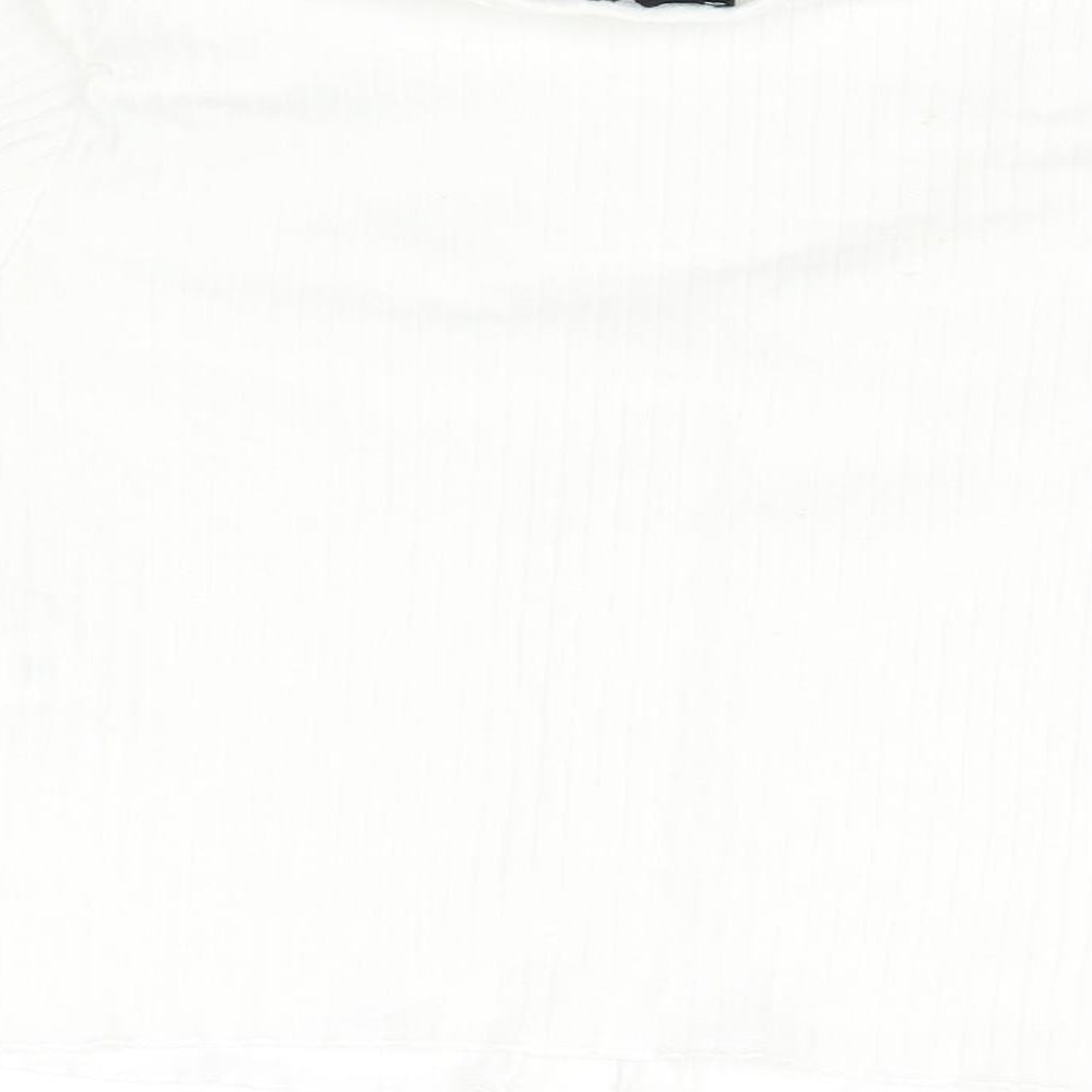 New Look Womens White   Basic T-Shirt Size 14