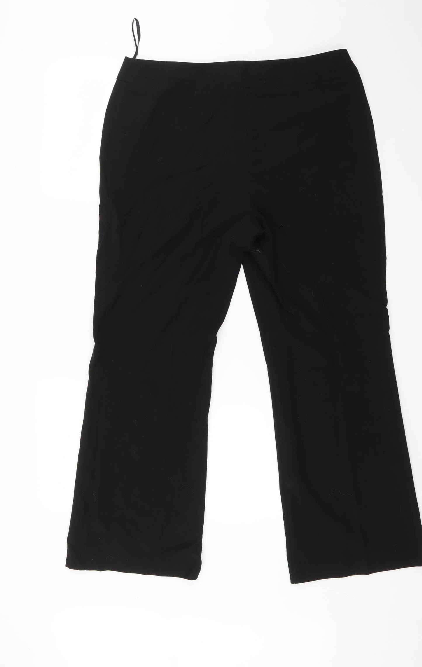 F&F Womens Black   Trousers  Size 14 L28 in