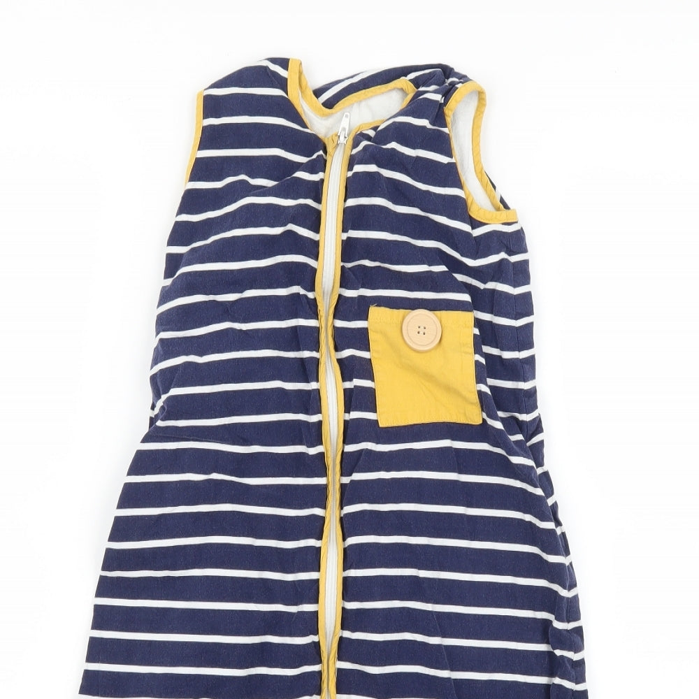 Mothercare Baby Multicoloured Striped  Babygrow One-Piece Size 18 Months  - Growbag
