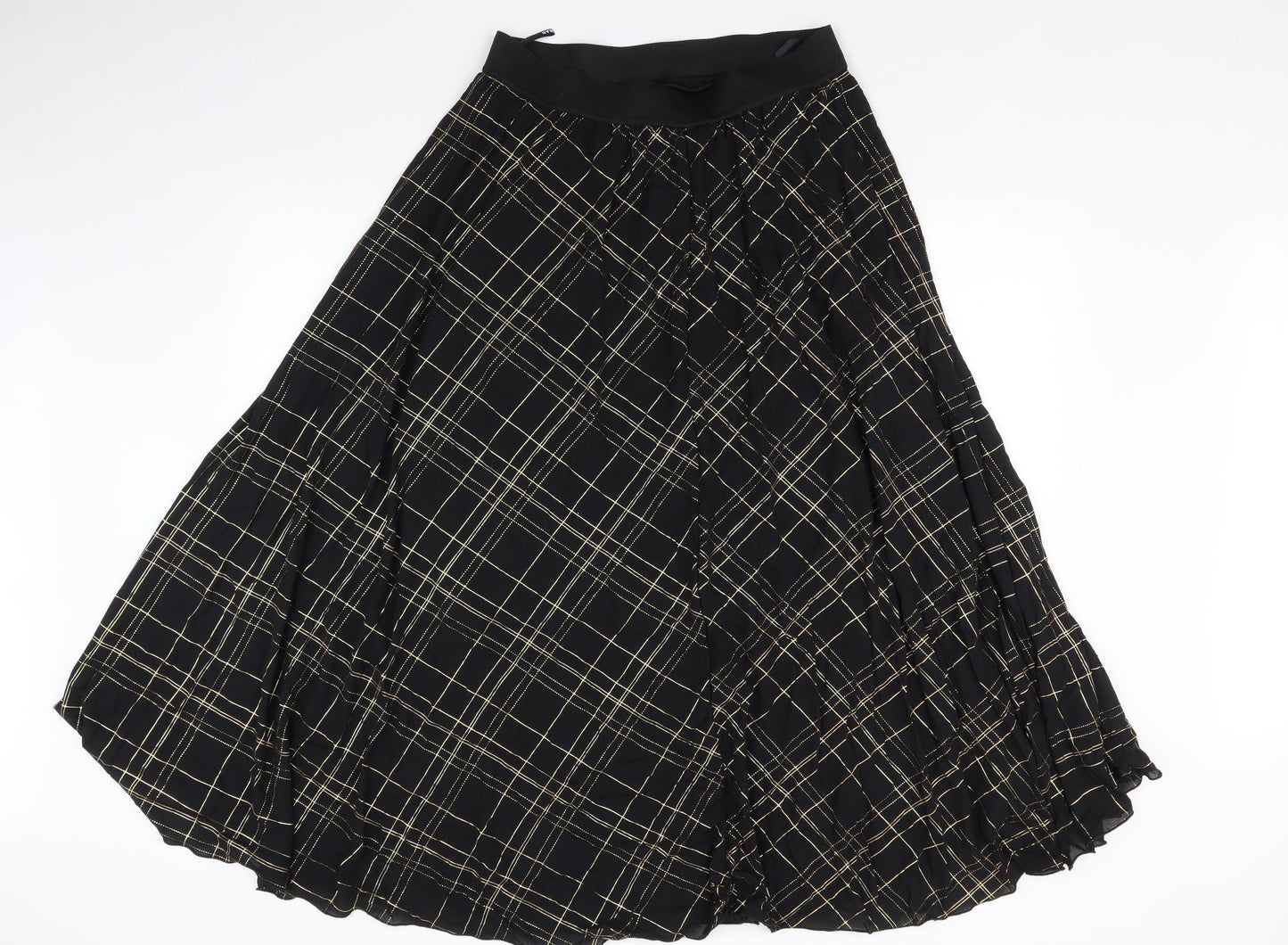 Roman Womens Multicoloured Check  A-Line Skirt Size 14