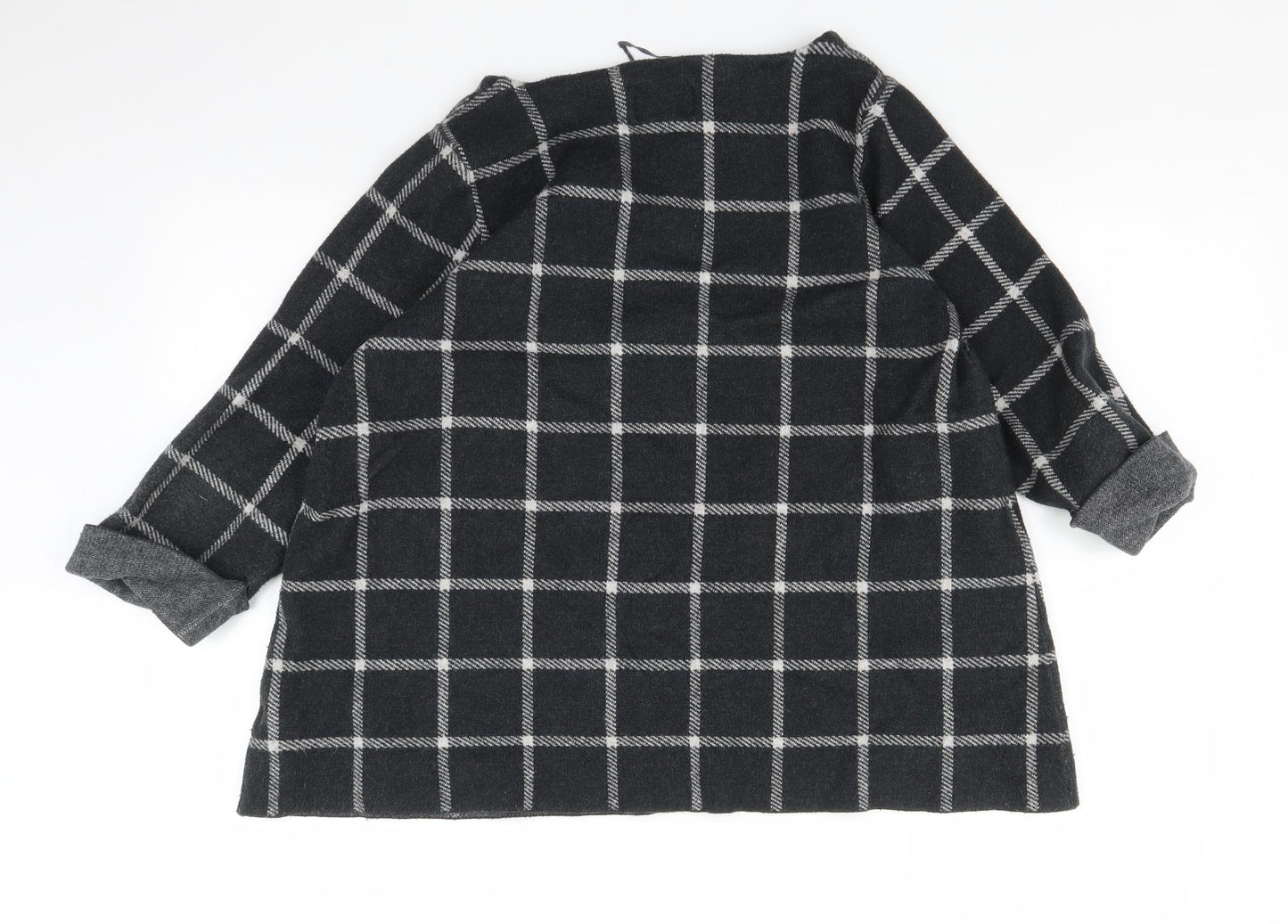 Cynthia Womens Multicoloured Check  Pullover Jumper Size 20