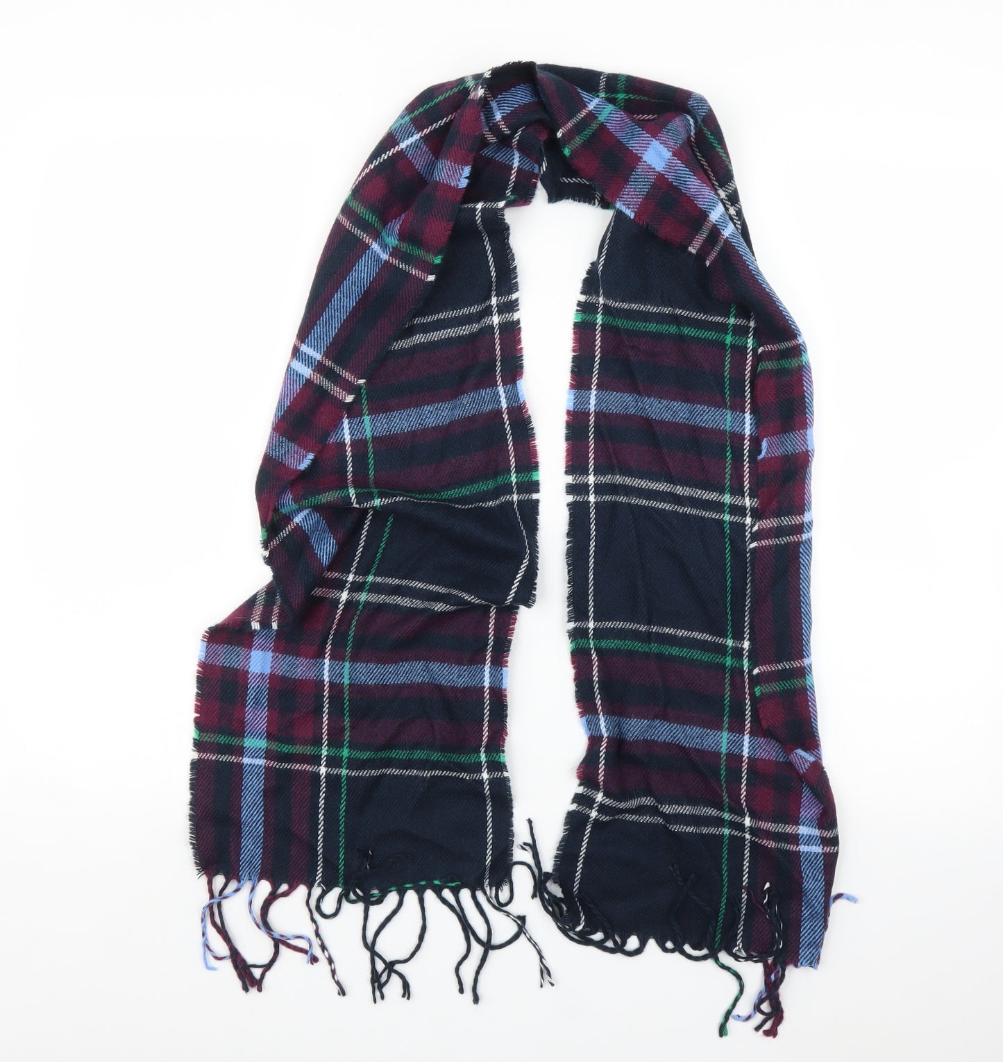 Preworn Womens Multicoloured Check   Scarf