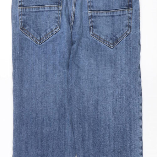 Peacocks Womens Blue  Denim Straight Jeans Size 32 in L30 in