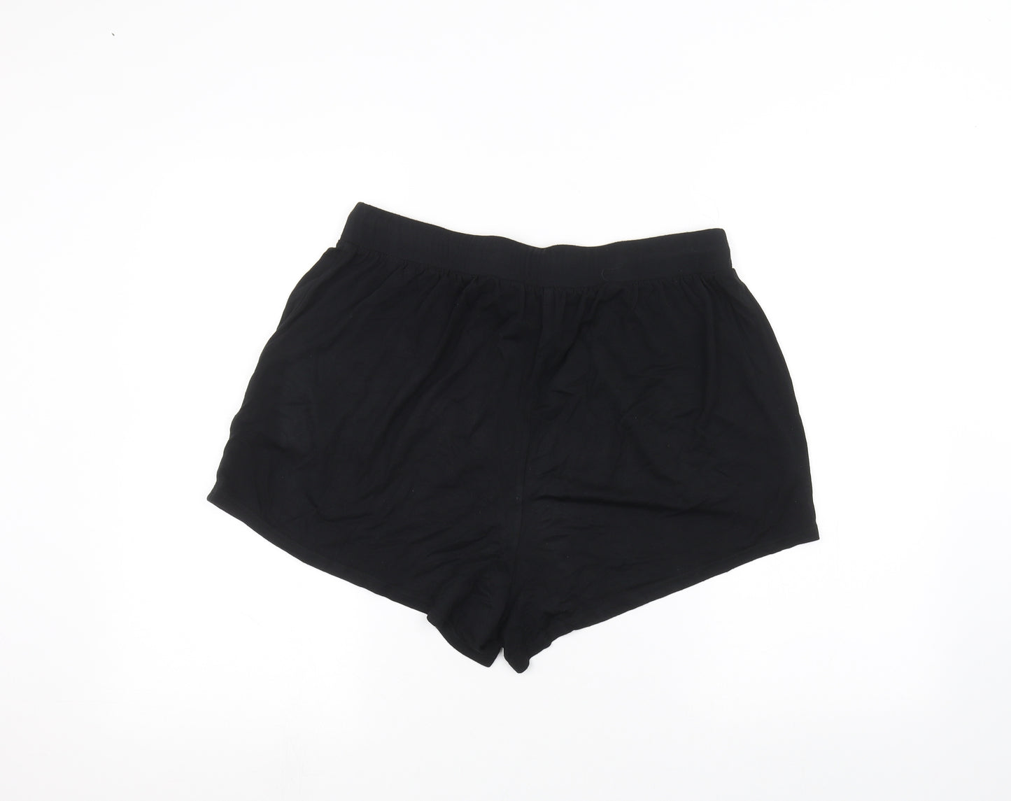Very Womens Black   Sweat Shorts Size 16