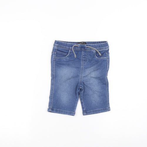 baby boy Boys Blue  Denim Bermuda Shorts Size 2 Years