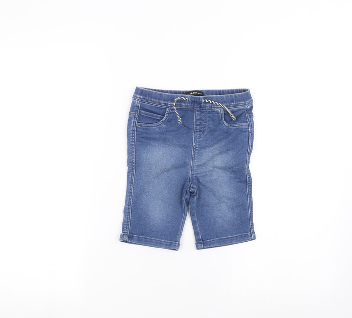 baby boy Boys Blue  Denim Bermuda Shorts Size 2 Years