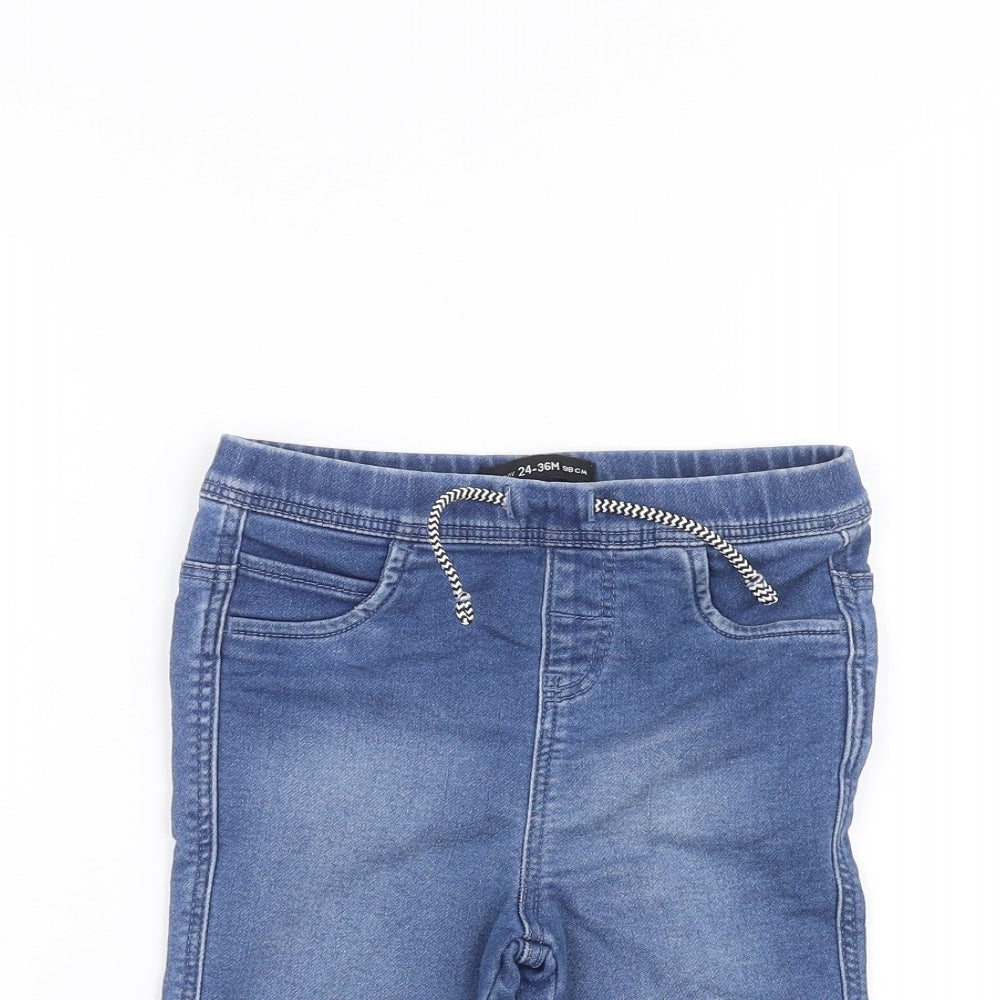 baby boy Boys Blue  Denim Bermuda Shorts Size 2 Years