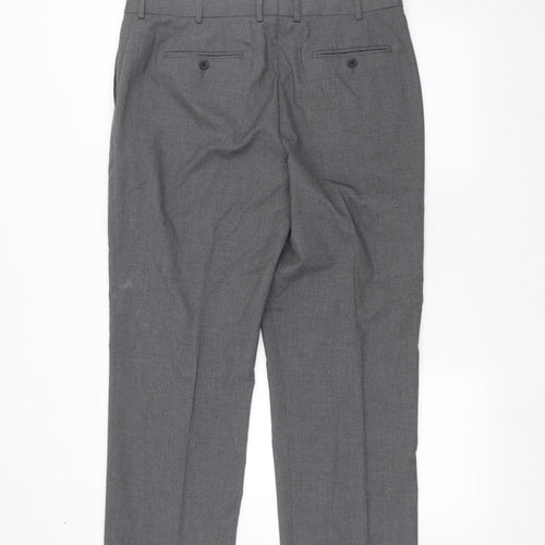 Burton Mens Grey   Trousers  Size 38 in L29 in