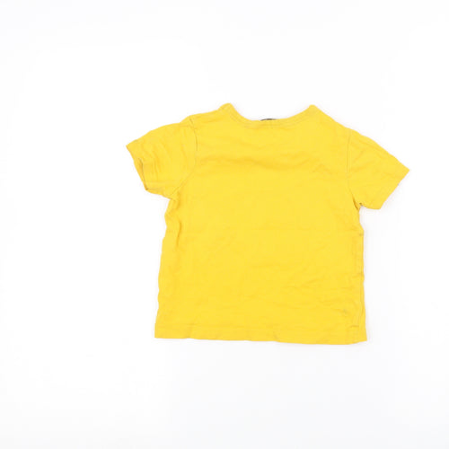 George Baby Yellow   Basic T-Shirt Size 18-24 Months