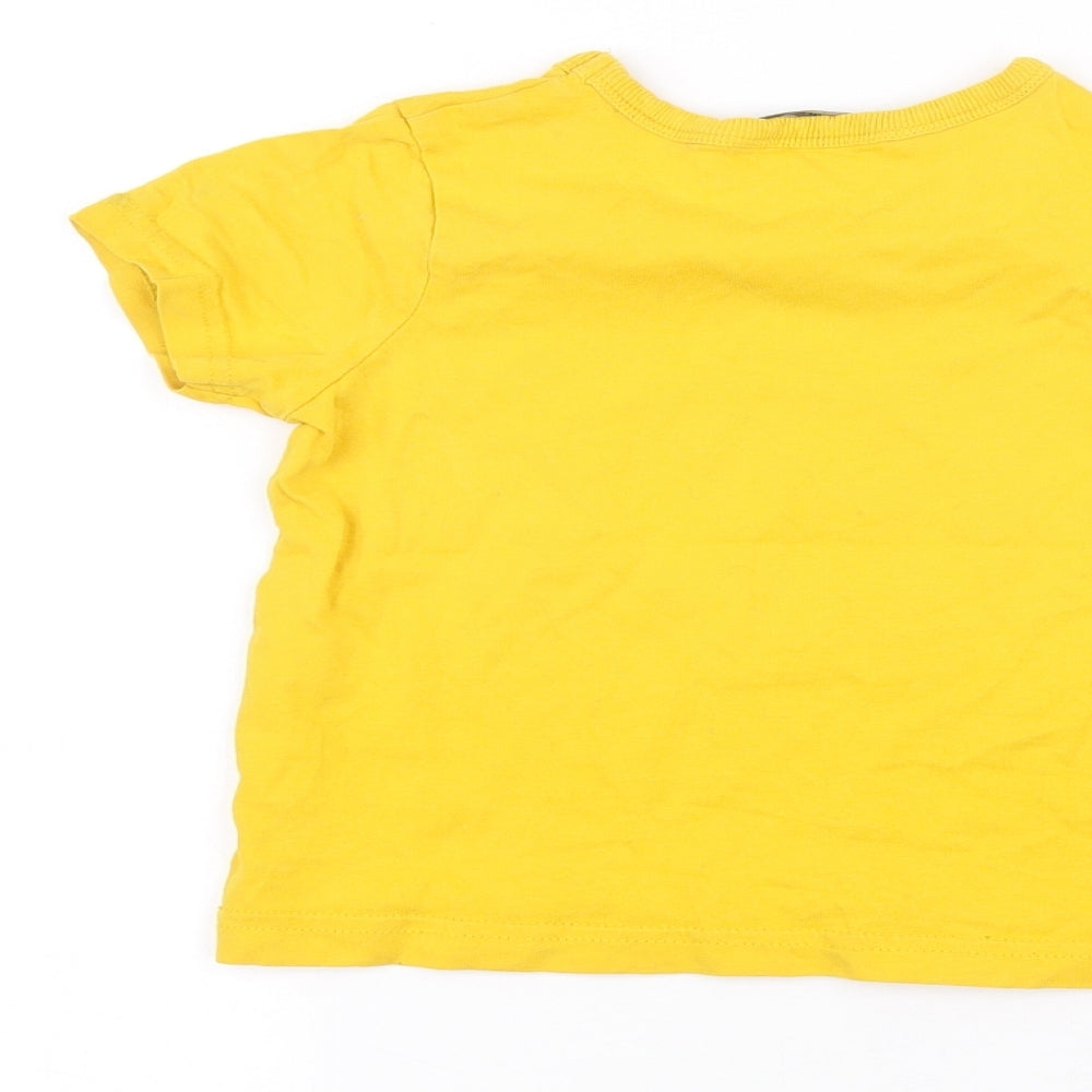 George Baby Yellow   Basic T-Shirt Size 18-24 Months