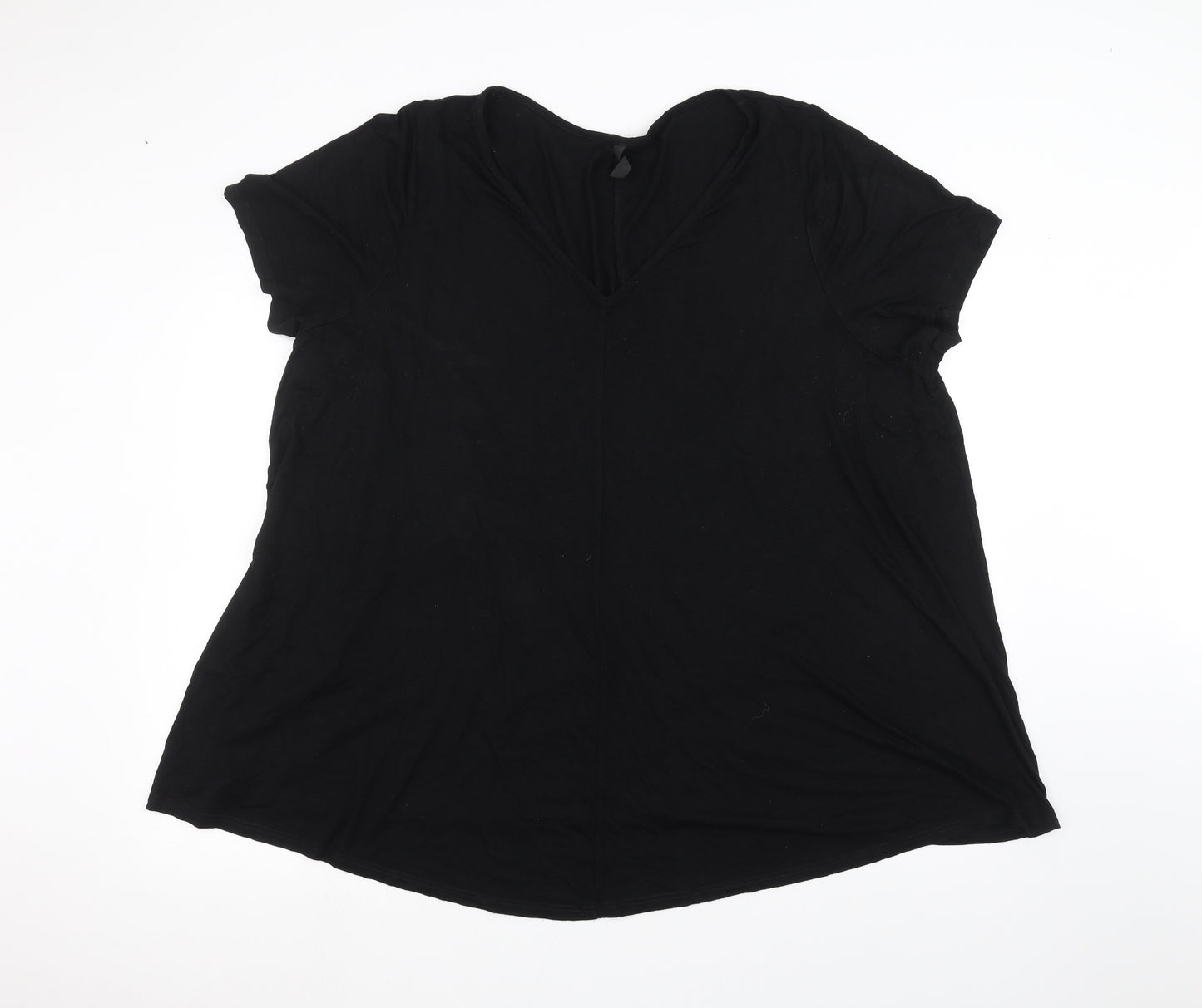 Preworn Womens Black   Basic T-Shirt Size 26