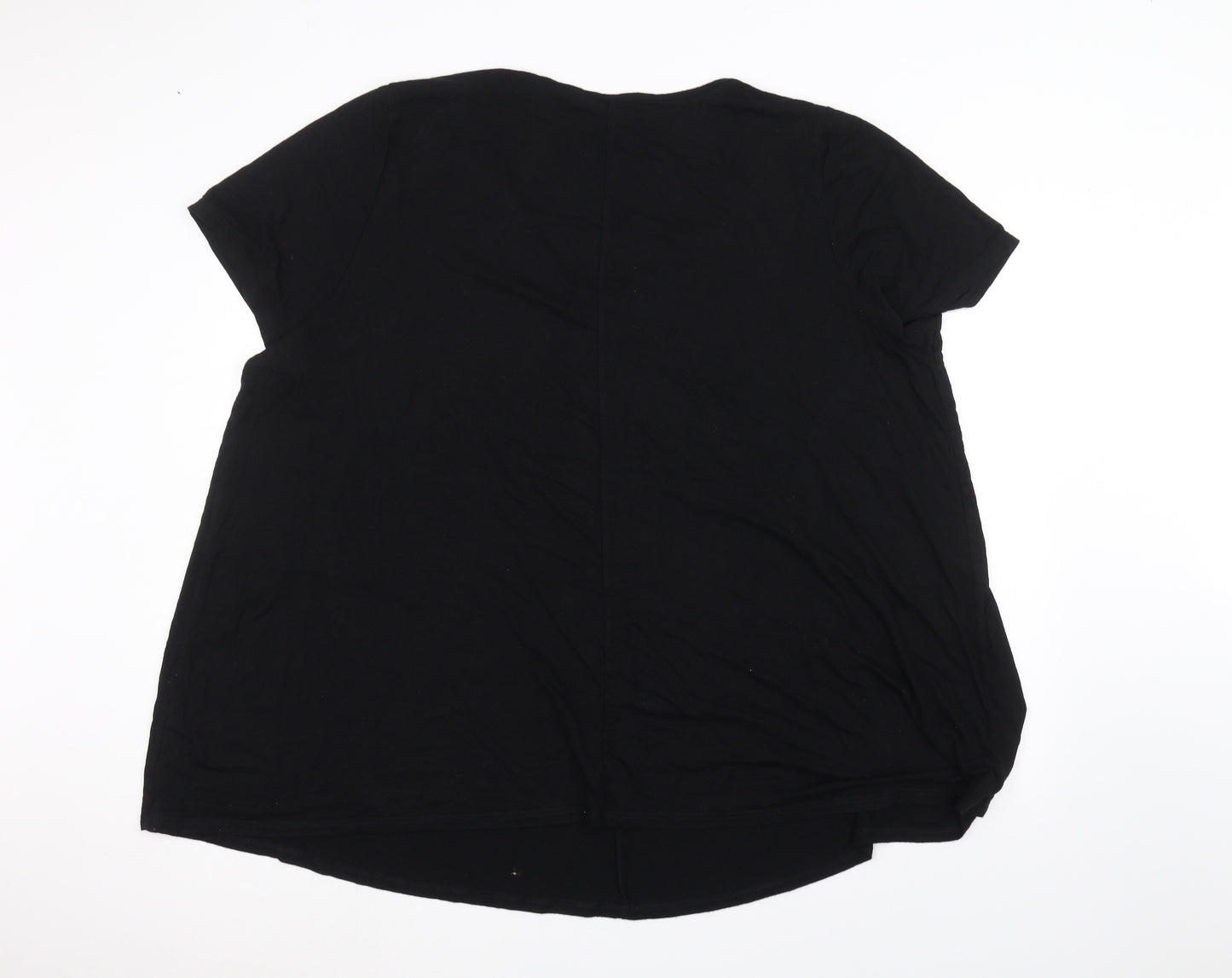 Preworn Womens Black   Basic T-Shirt Size 26