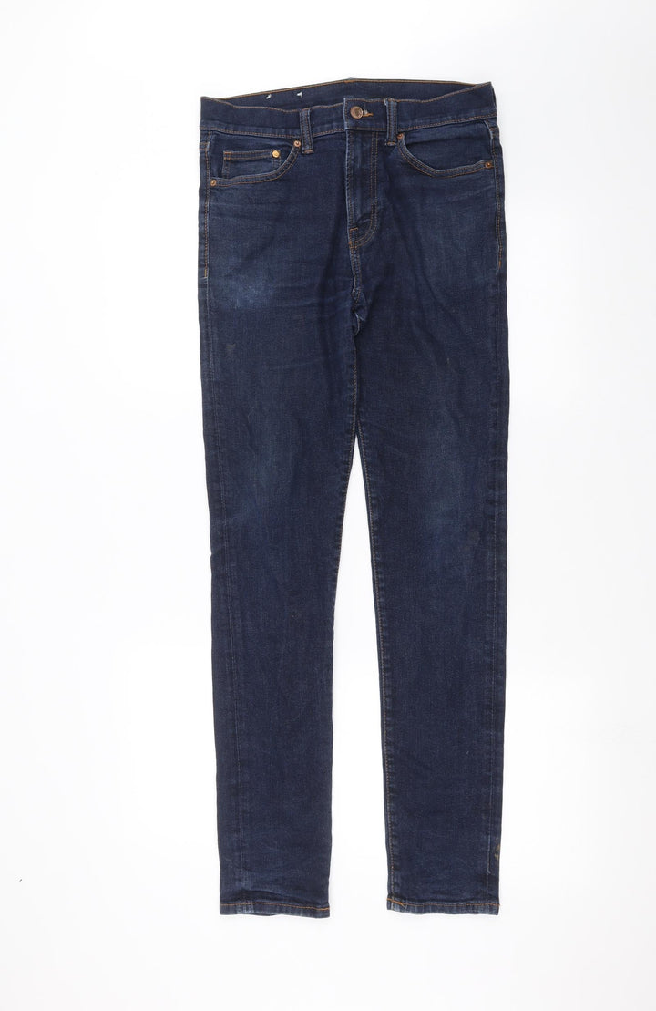 Preworn Womens Blue Denim Skinny Jeans Size 30 in L30 in