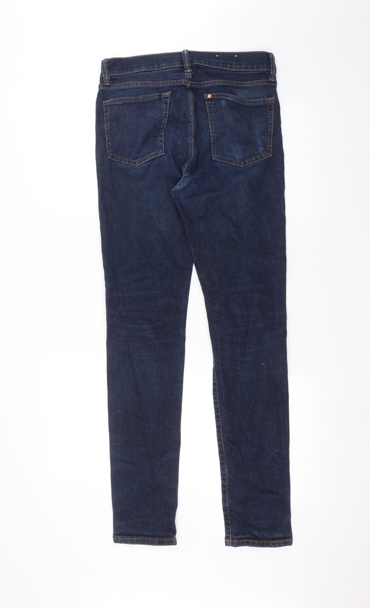 Preworn Womens Blue  Denim Skinny Jeans Size 30 in L30 in