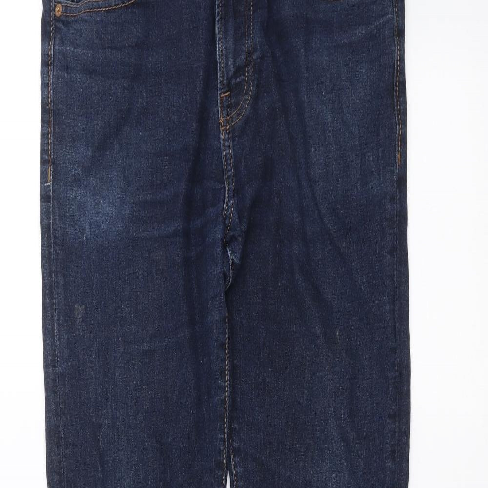 Preworn Womens Blue  Denim Skinny Jeans Size 30 in L30 in