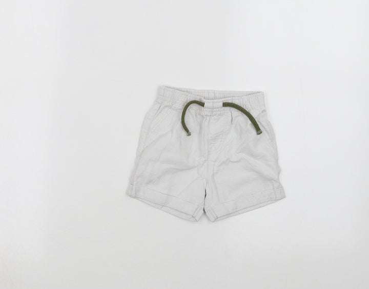 Primark Baby White   Cropped Trousers Size 6-9 Months