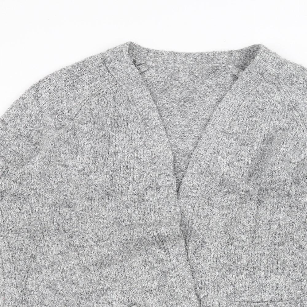 M&Co Womens Grey   Jacket Coatigan Size 16