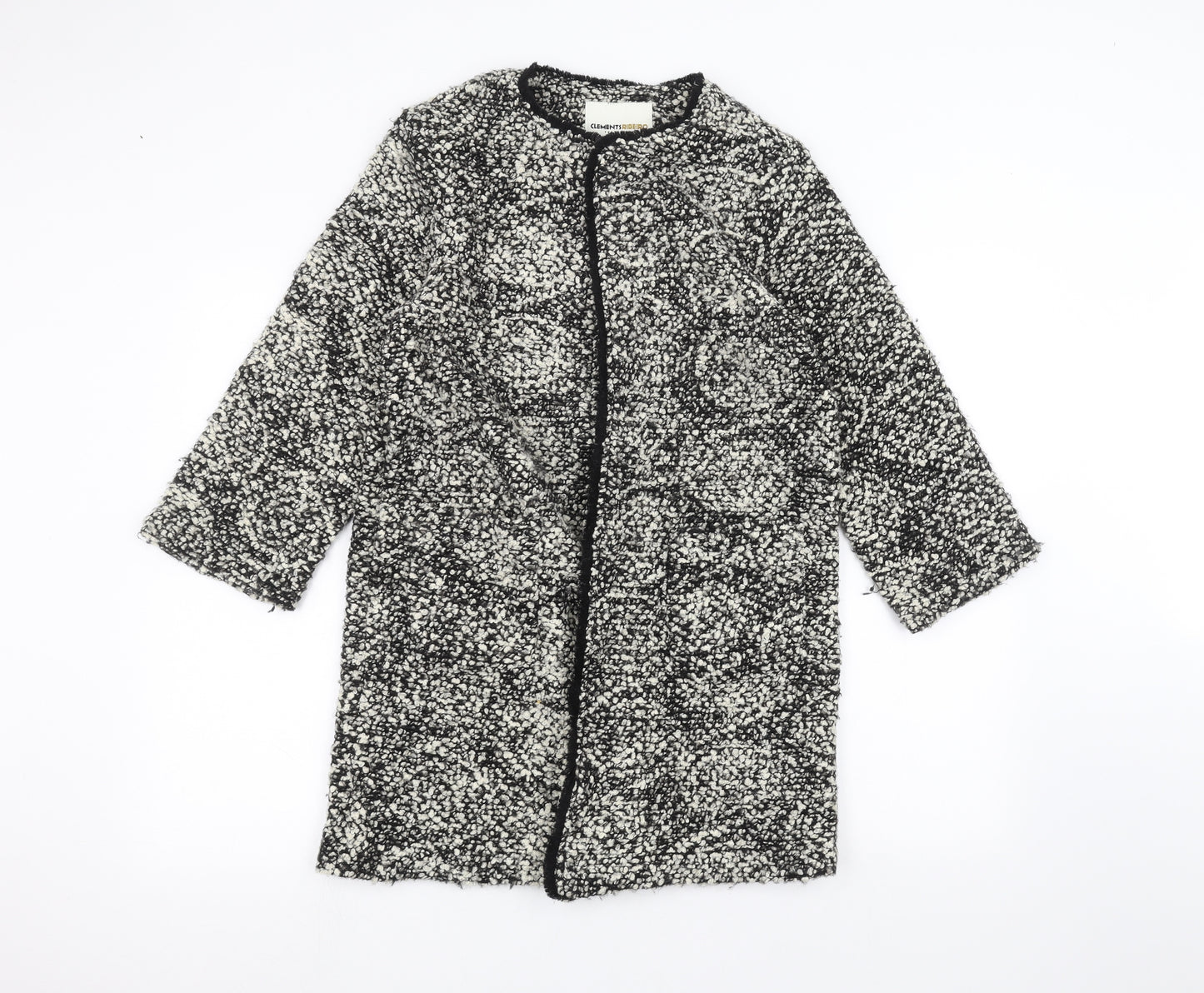 Clements Ribeiro Womens Black   Jacket Coatigan Size 10