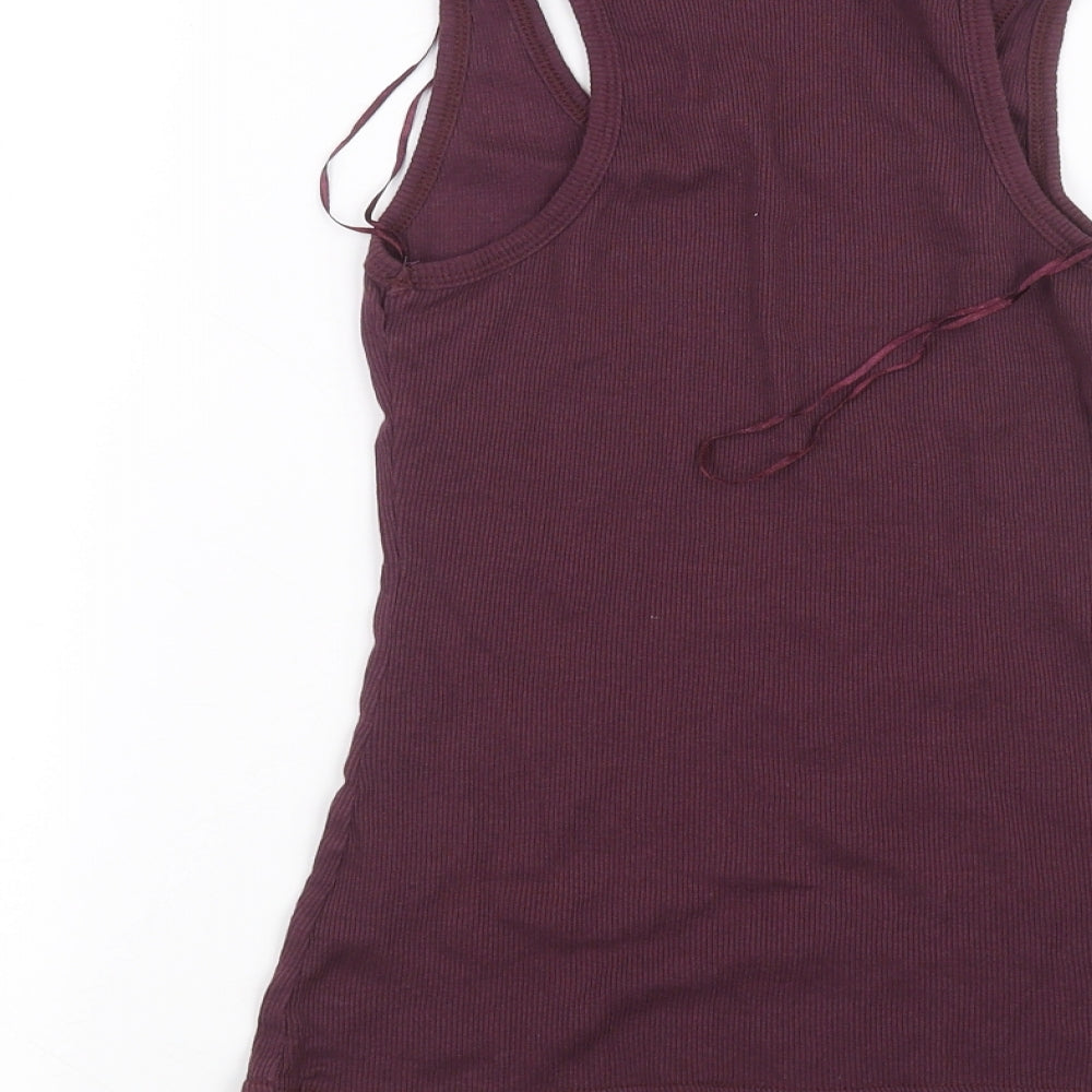 Select Womens Purple   Basic Tank Size 8