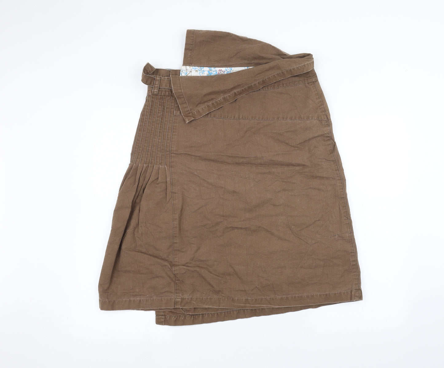 Fat Face Womens Brown   A-Line Skirt Size 14