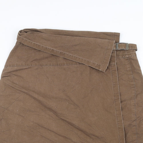 Fat Face Womens Brown   A-Line Skirt Size 14