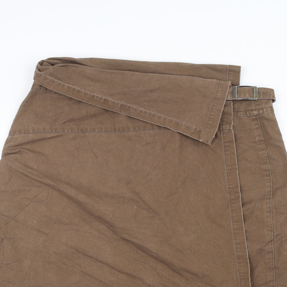 Fat Face Womens Brown   A-Line Skirt Size 14