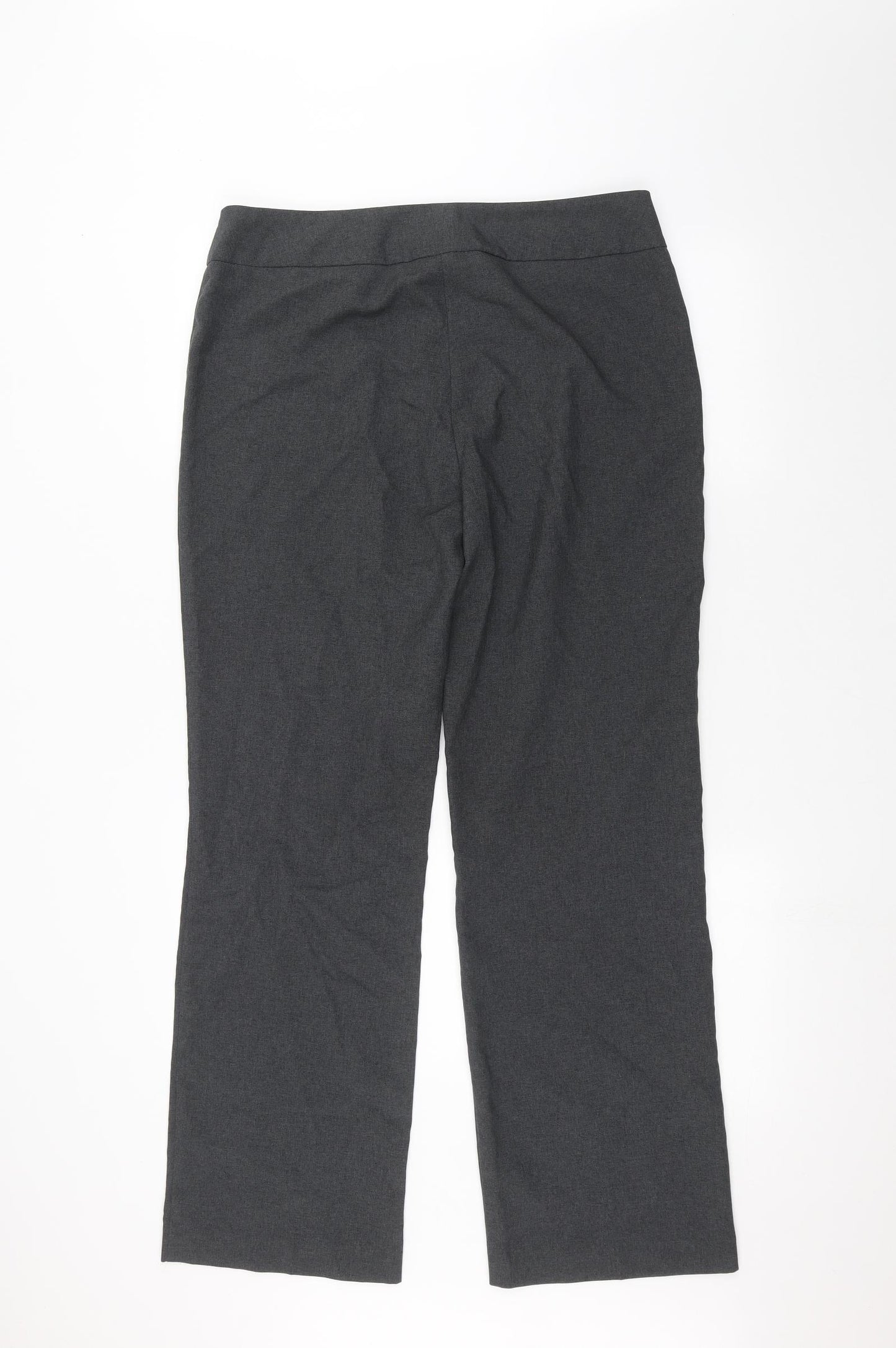 George Womens Grey   Trousers  Size 14 L27 in