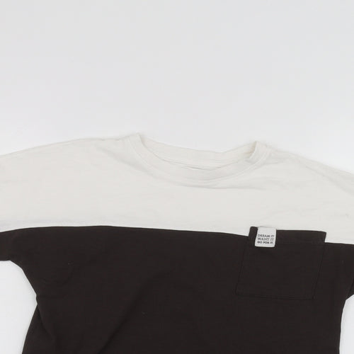 Zara Womens White   Basic T-Shirt Size 6