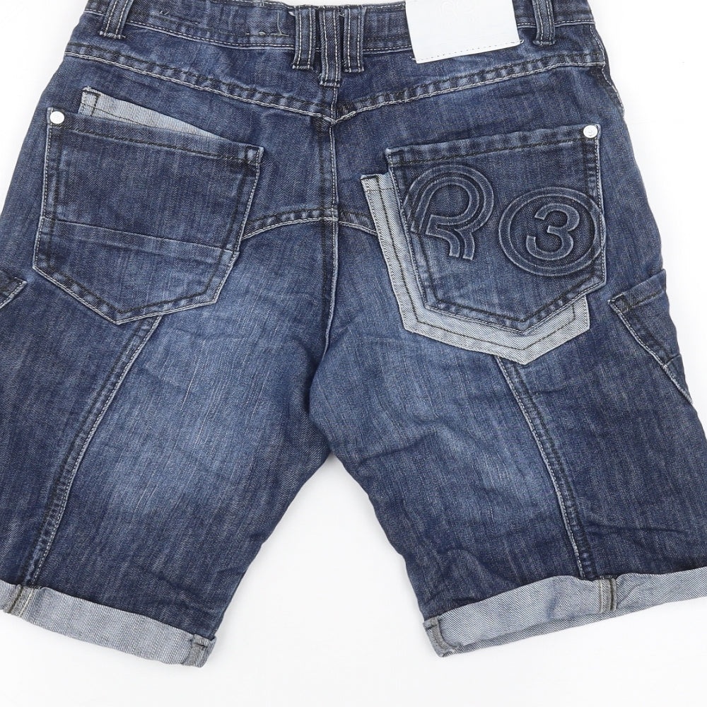 Ripstop Boys Blue   Bermuda Shorts Size 10-11 Years