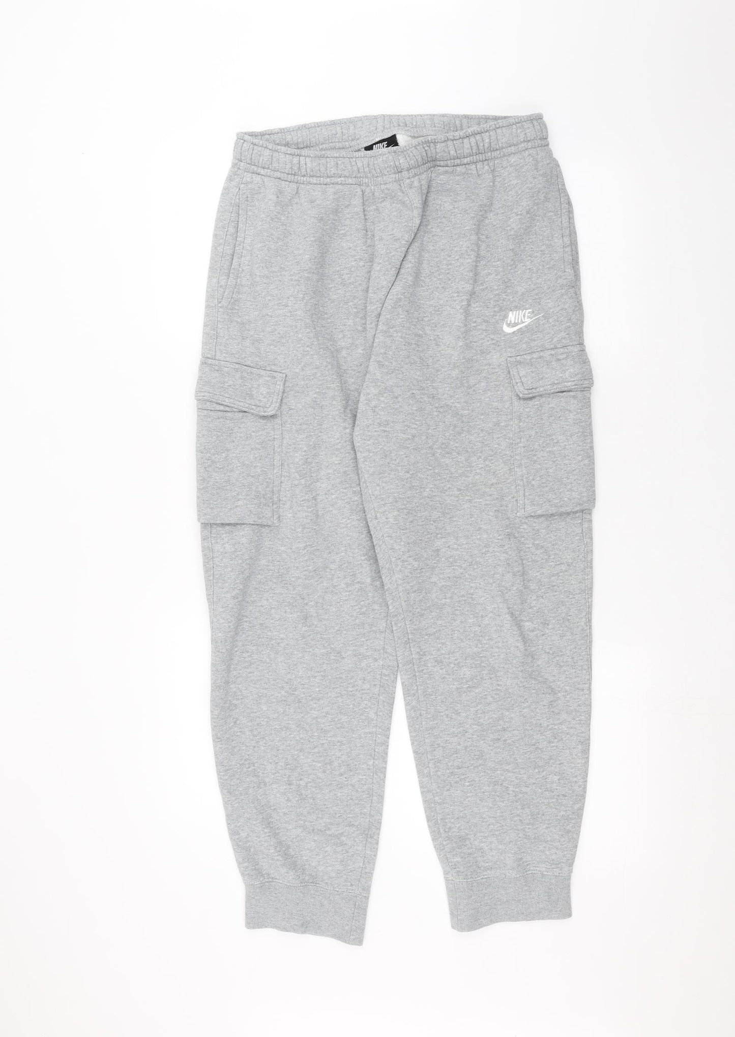 Nike Mens Grey   Sweatpants Trousers Size L L27 in - Cargo