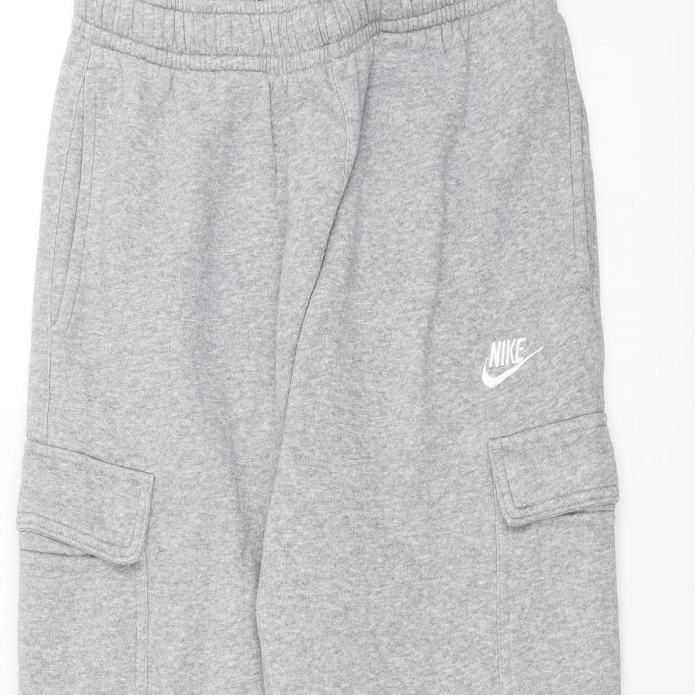 Nike Mens Grey   Sweatpants Trousers Size L L27 in - Cargo