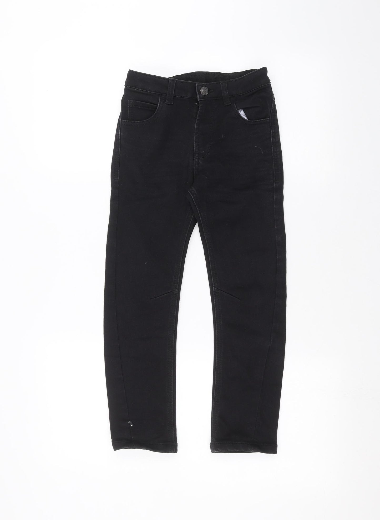 George Girls Black   Skinny Jeans Size 6-7 Years