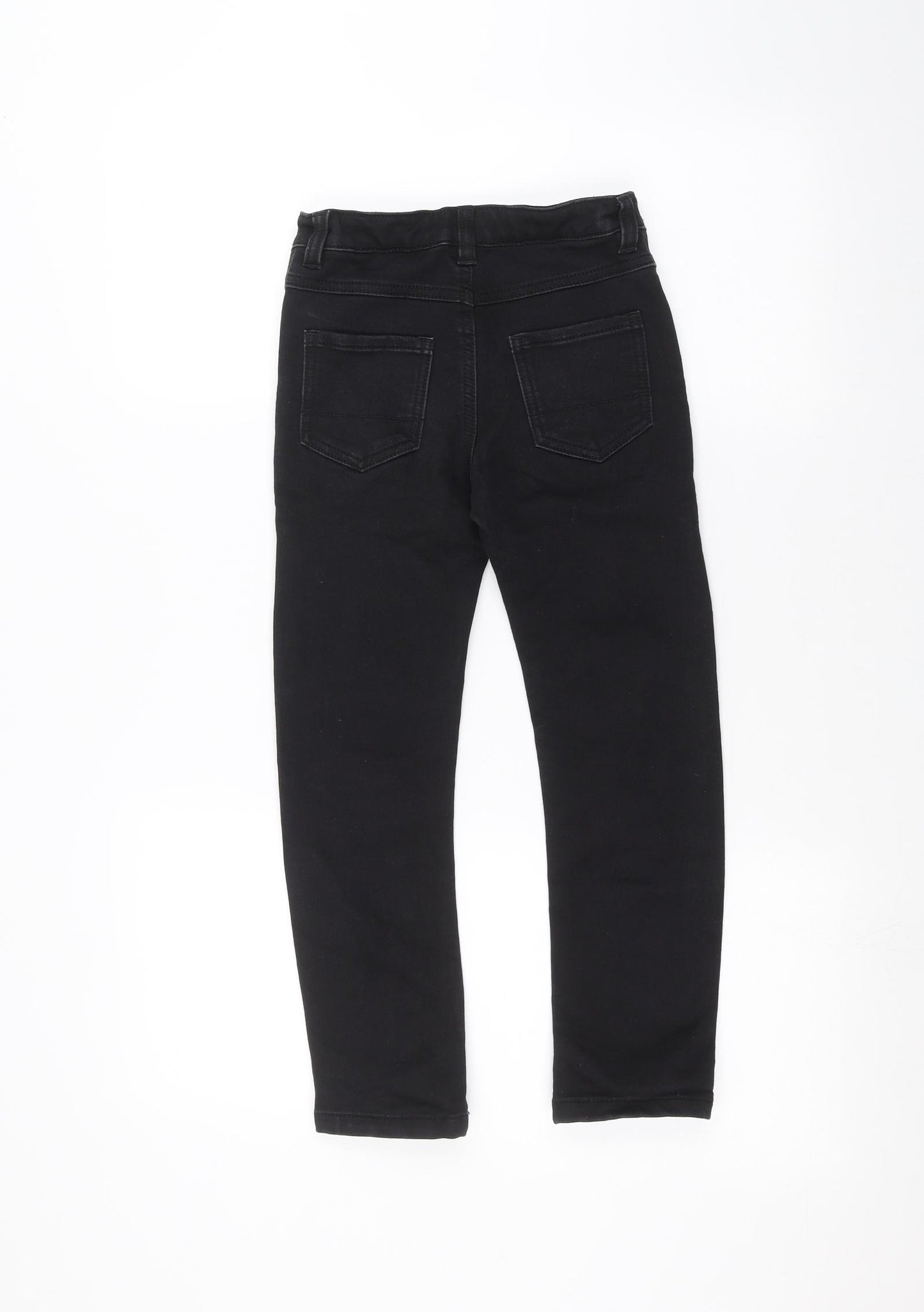 George Girls Black   Skinny Jeans Size 6-7 Years