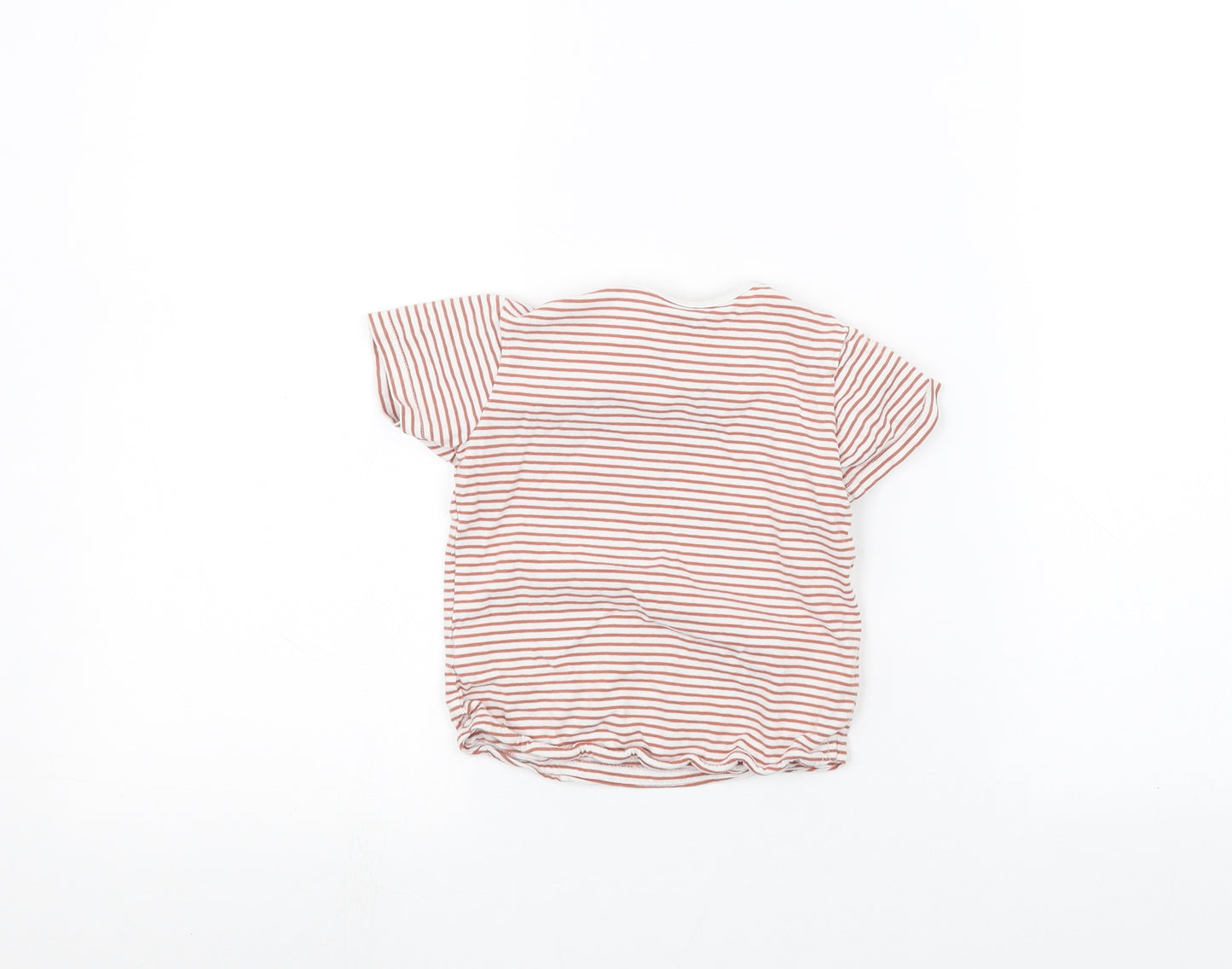 TU Baby White Striped  Basic T-Shirt Size 18-24 Months