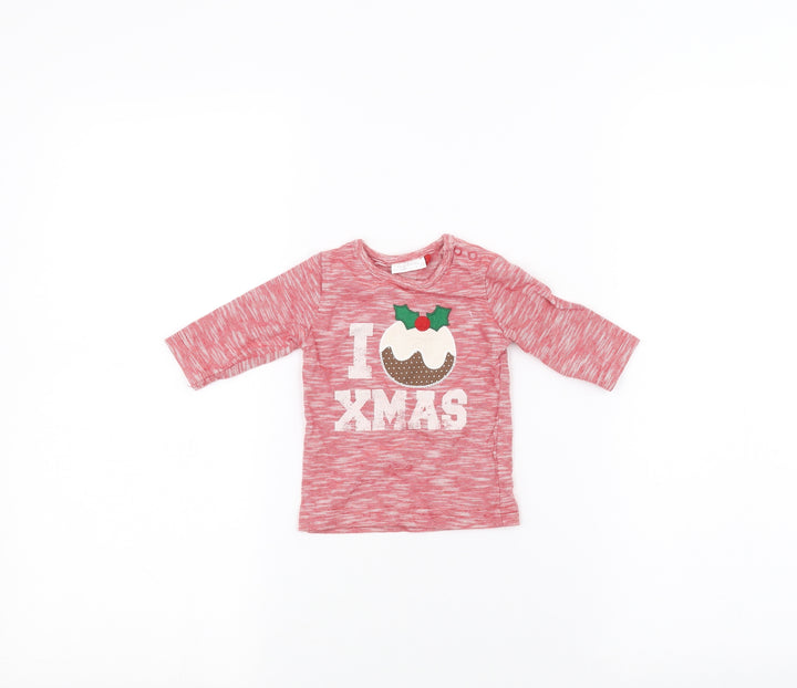 NEXT Baby Red   Basic T-Shirt Size 0-3 Months