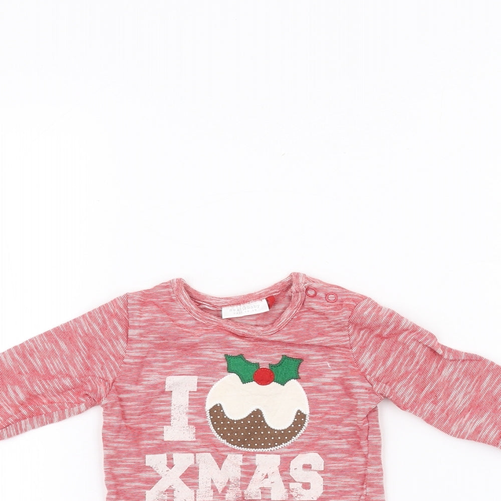 NEXT Baby Red   Basic T-Shirt Size 0-3 Months