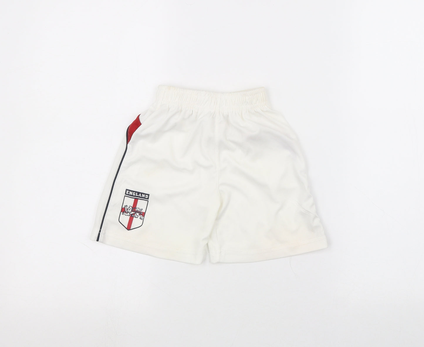 Protonic Boys White   Sweat Shorts Size 3-4 Years - England