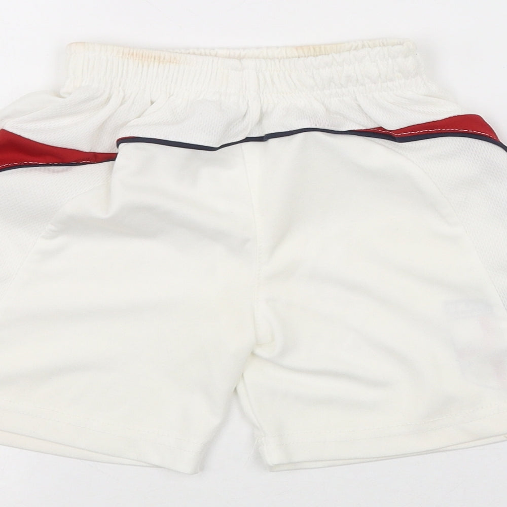 Protonic Boys White   Sweat Shorts Size 3-4 Years - England