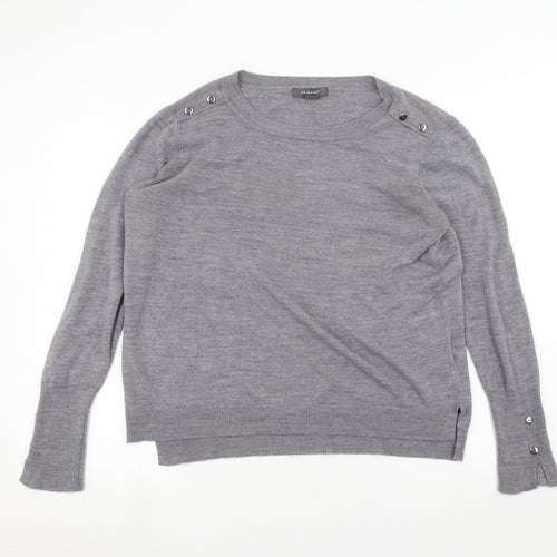 Primark Womens Grey   Pullover Jumper Size L
