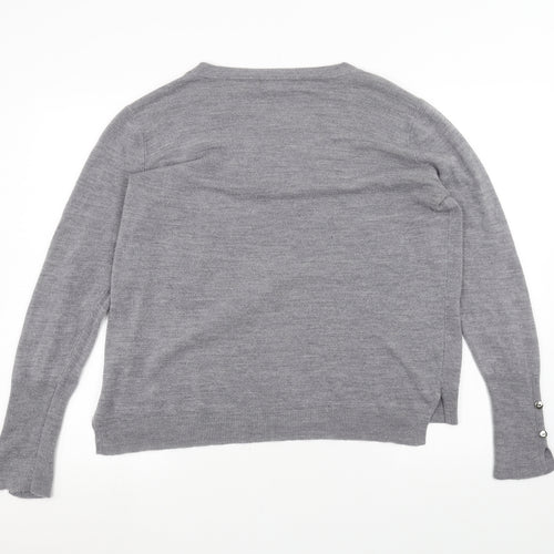 Primark Womens Grey   Pullover Jumper Size L