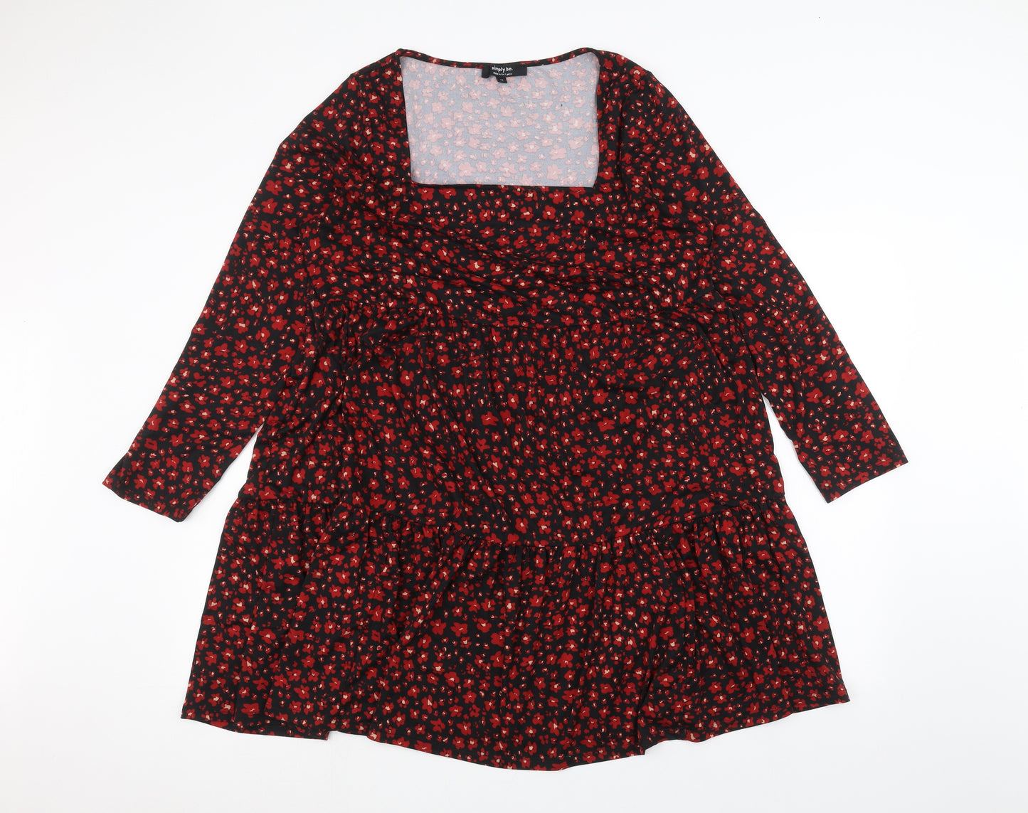 Simply Be Womens Black   A-Line  Size 14