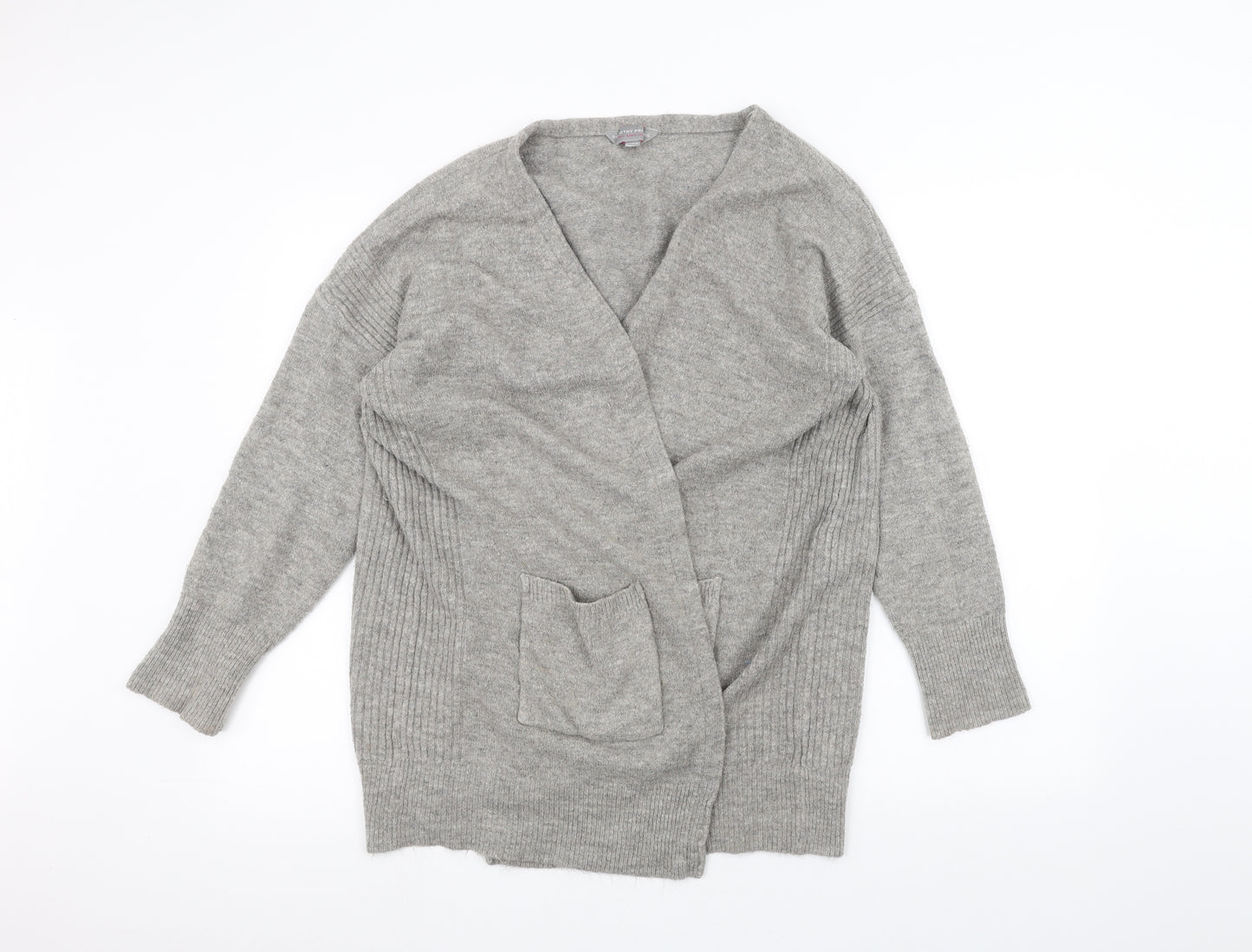 Dorothy Perkins Womens Grey   Cardigan Jumper Size L