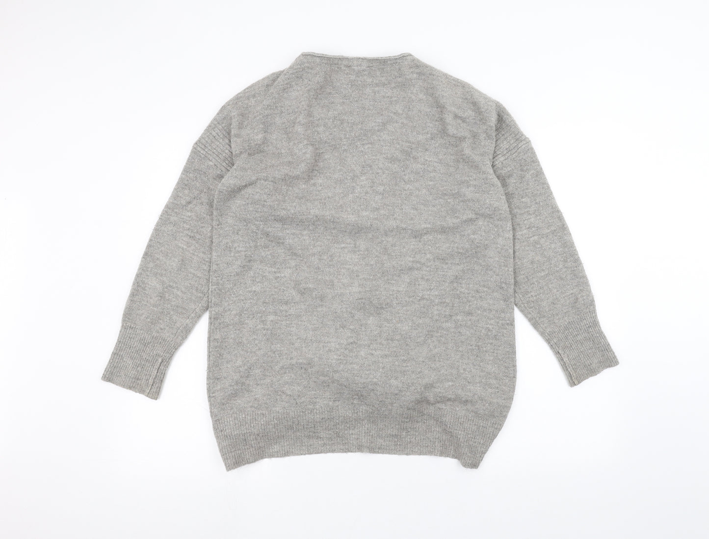 Dorothy Perkins Womens Grey   Cardigan Jumper Size L