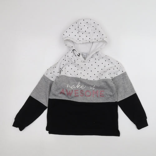 Primark Boys Grey   Pullover Hoodie Size 7-8 Years