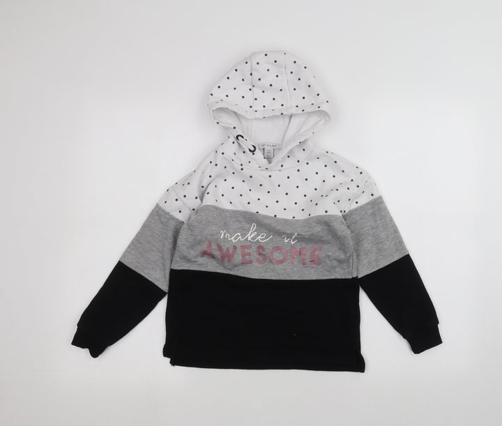 Primark Boys Grey   Pullover Hoodie Size 7-8 Years