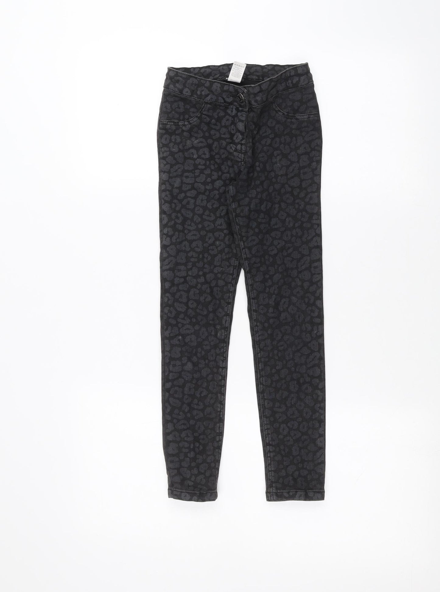 TU Girls Black   Straight Jeans Size 7 Years