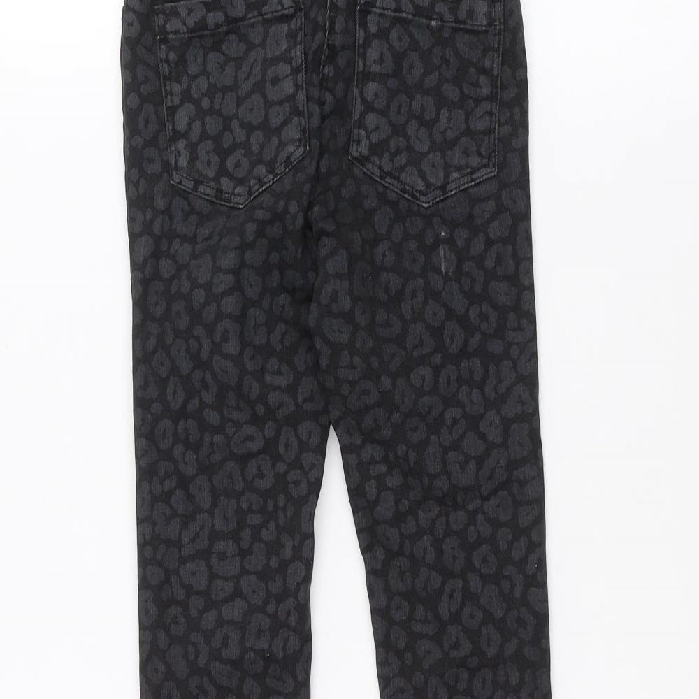TU Girls Black   Straight Jeans Size 7 Years