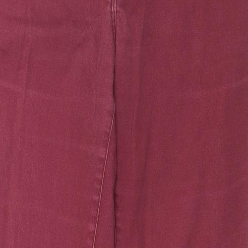 H&M Womens Red  Denim Skinny Jeans Size 10 L30 in