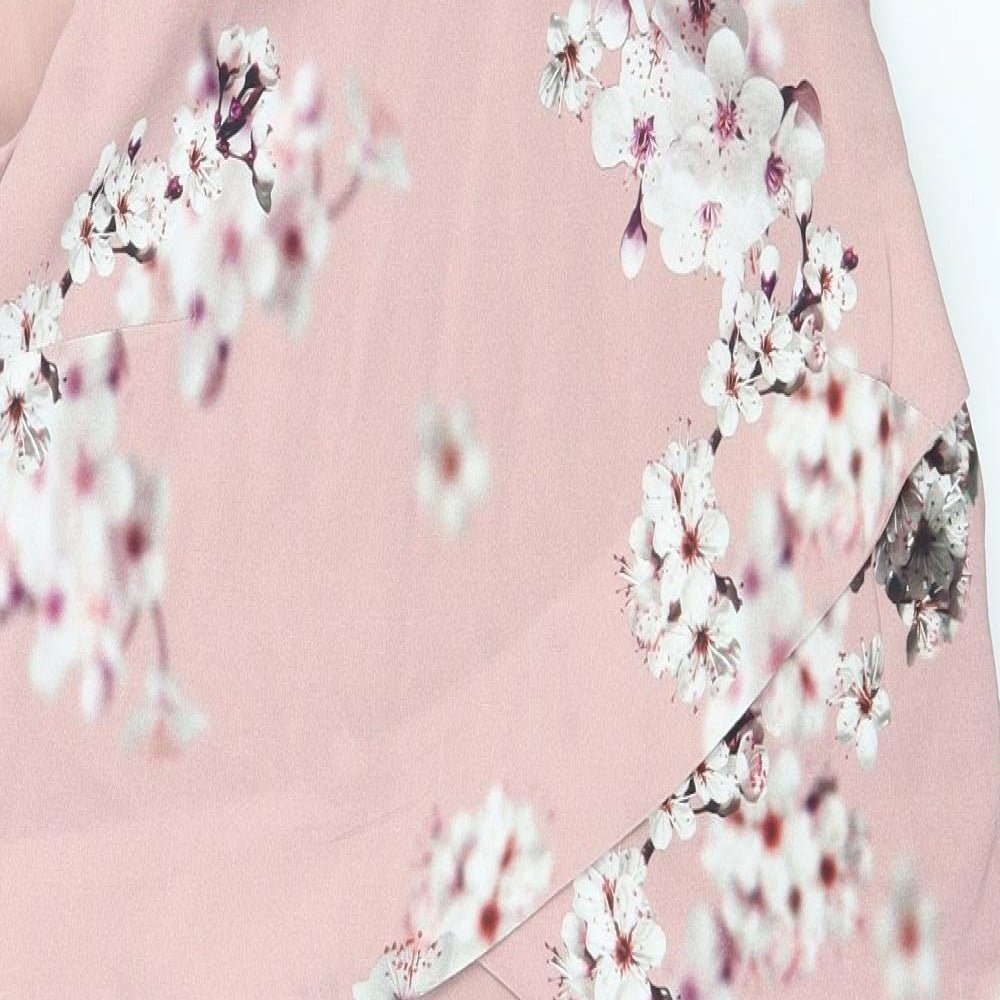 Phase Eight Womens Pink Floral  Bodycon  Size 10